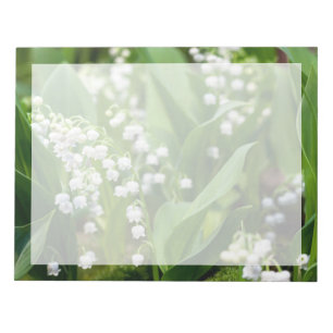 Bloco De Notas Flores Lily da Suecia do Vale