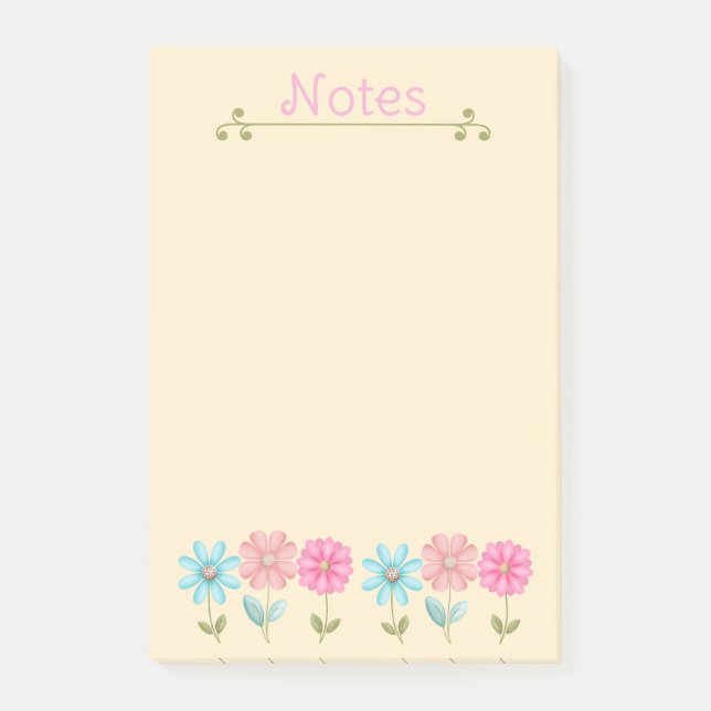 Bloco De Notas Flores Lindas (Frente)