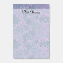 Bloco De Notas Flores no Sangue (Brilho da Lavanda)