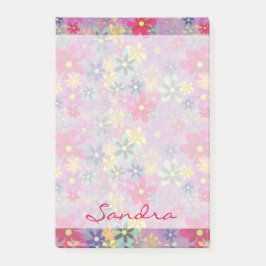 Bloco De Notas Flores no Sangue (padrão sem costura)