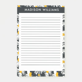 Bloco De Notas Flores - Notas de posto