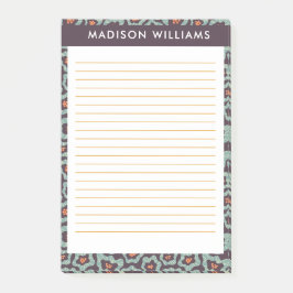 Bloco De Notas Flores - Notas de posto