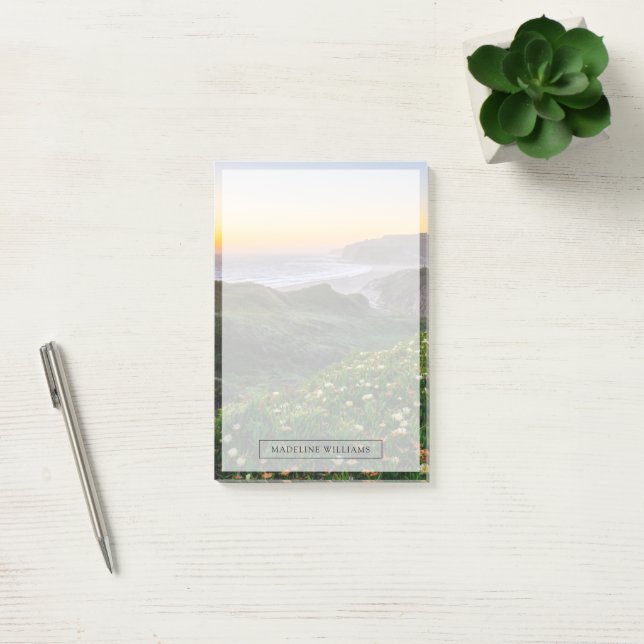Bloco De Notas Flores | Papais noeis Cruz Califórnia (Escritótio)