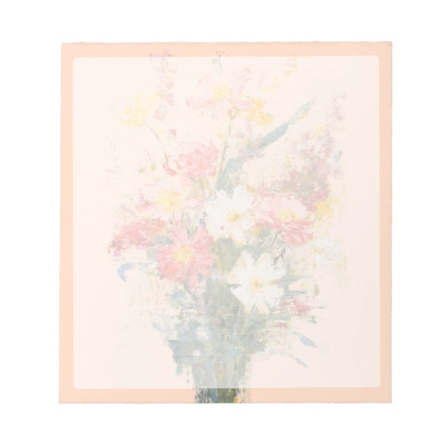 Bloco De Notas Flores Pastel (Frente)