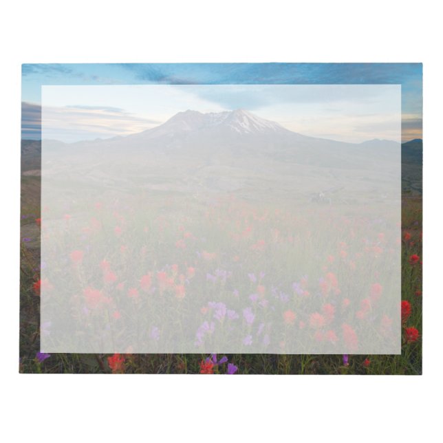 Bloco De Notas Flores | Pincel-da-índia (Frente)