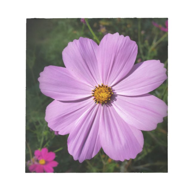 Bloco De Notas flores rosa brilhantes (Frente)