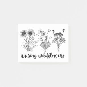 Bloco De Notas flores silvestres / primavera /estação primavera