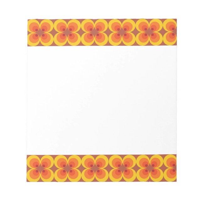 Bloco De Notas Flores Trippy  (Frente)