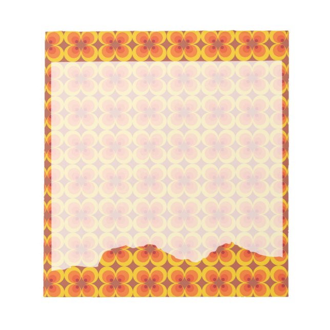 Bloco De Notas Flores Trippy (Frente)