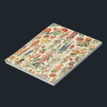 Bloco De Notas Flores Vintage por Adolphe Millot<br><div class="desc">Flores Vintage de Adolphe Millot. Visite minha loja para obter um design mais interessante e mais opções de cores => zazzle.com/colorfulworld*</div>