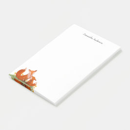 Bloco De Notas Floresta de Cerrado Raposa