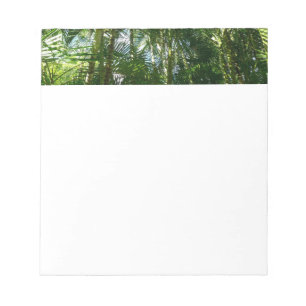 Bloco De Notas Floresta de Palmeiras Natureza Tropical