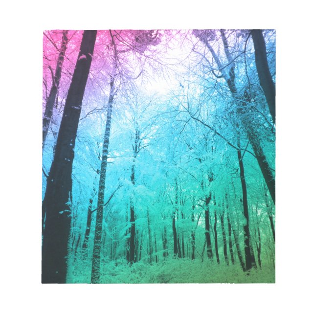 Bloco De Notas Floresta Pastel (Frente)