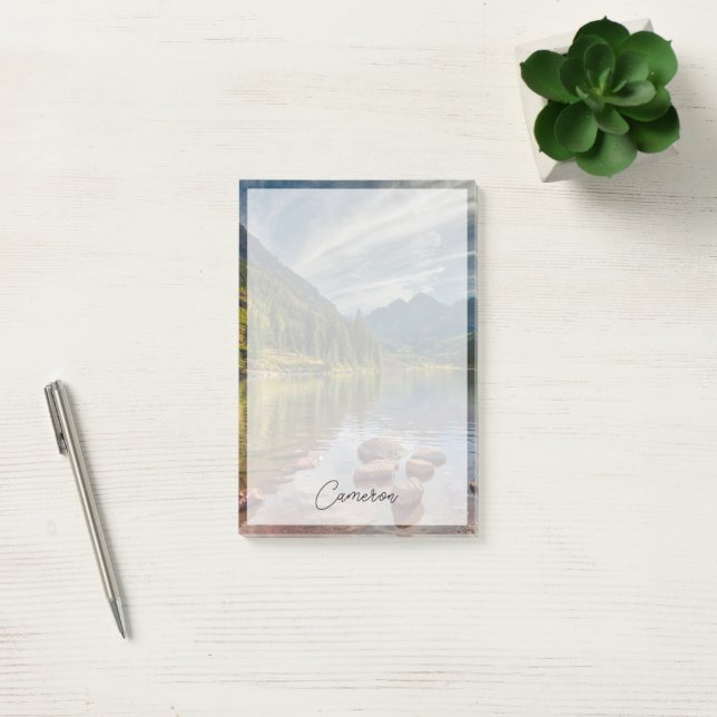 Bloco De Notas Florestas | Maroon Bells Colorado (Escritótio)