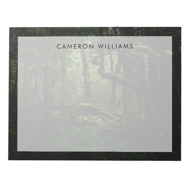 Bloco De Notas Florestas | Parque Nacional Routeburn Track Fiordl (Frente)