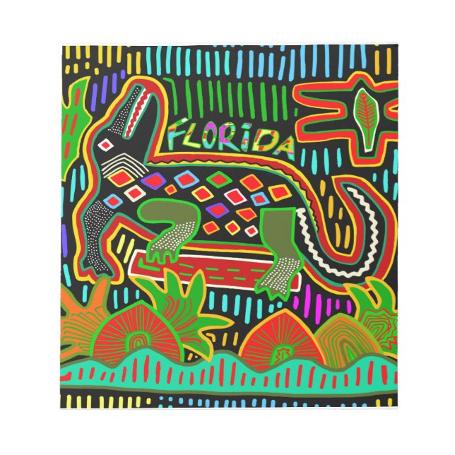 Bloco De Notas Flórida Alligator - Critério Hurrican (Frente)