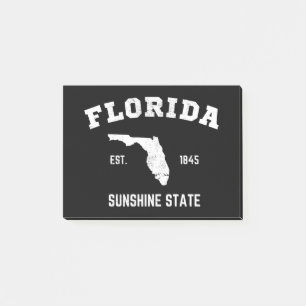 Bloco De Notas Flórida Est 1845 Estado do Sol