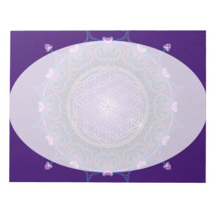 Bloco De Notas Flower of Life / Blume des Lebens - Mandala I