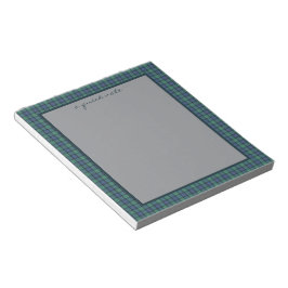 Bloco De Notas Flower of Scotland Original Scottish Tartan