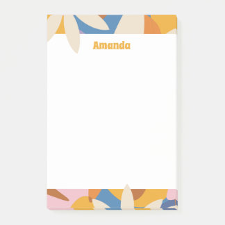 Bloco De Notas Flower Power Notepad