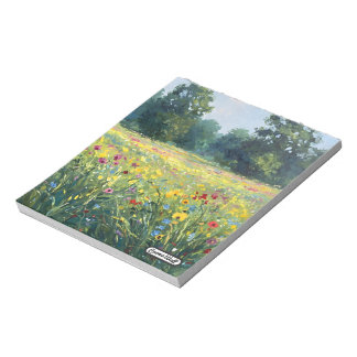 Bloco De Notas Flowered field