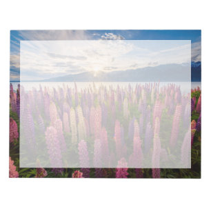 Bloco De Notas Flowers   Lupines New Zealand