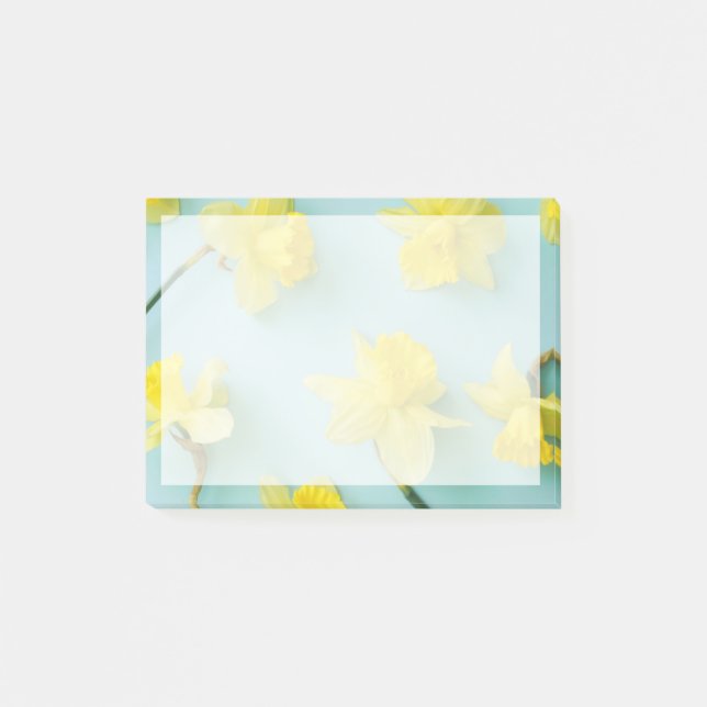 Bloco De Notas Flowers | Yellow Daffodils (Frente)
