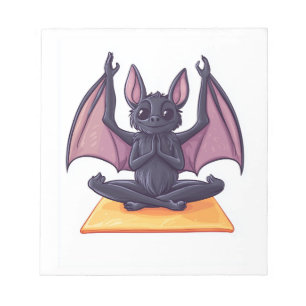 Bloco De Notas Fluxo de Yoga de Morcego