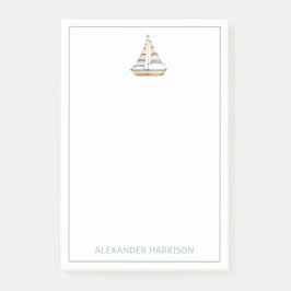 Bloco De Notas Fluxos Azuis de Cor-de-Água