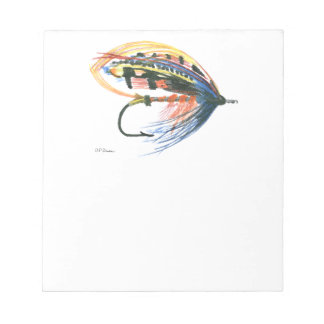 Bloco De Notas FlyFisheries Lure Art Salmon Fly Lure