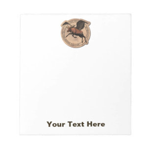 Bloco De Notas Flying Moose Aviation Patch