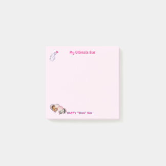 Bloco De Notas Fofa minimalista cor-de-rosa Kdrama Kpop 2 fotos f