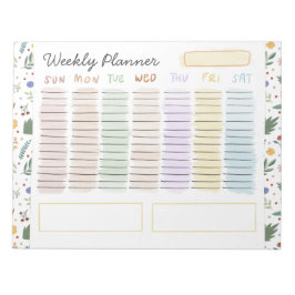 Bloco De Notas Fofo e Floral Pastel Divertido