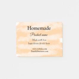 Bloco De Notas Folha caseira feita com amor adicionar texto site