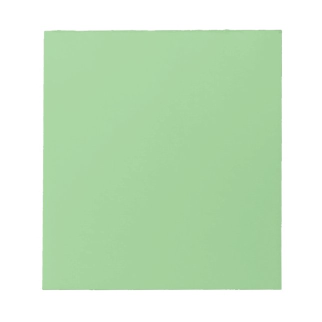 Bloco De Notas Folha de Goma,Folha Pálida,Verde Pixie, (Frente)