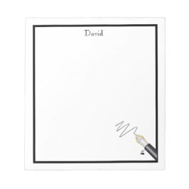 Bloco De Notas Folha de Nota de Caneta Monograma