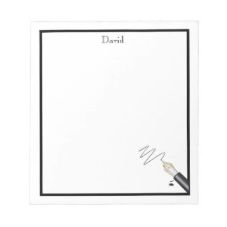 Bloco De Notas Folha de Nota de Caneta Monograma