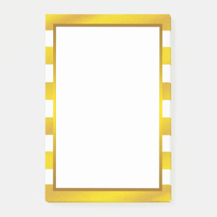 Bloco De Notas Folha de ouro Ouro branco Banha limpa