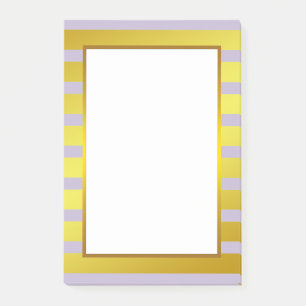 Bloco De Notas Folha de Ouro Roxo Espelho branco limpo