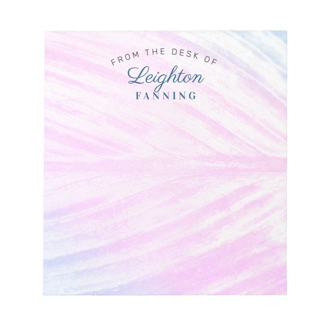 Bloco De Notas Folha Tropical Pintada (Frente)