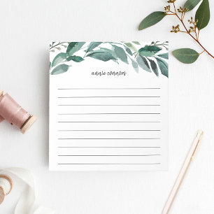 Bloco De Notas Folhagem Abundante Vinculado Personalizado