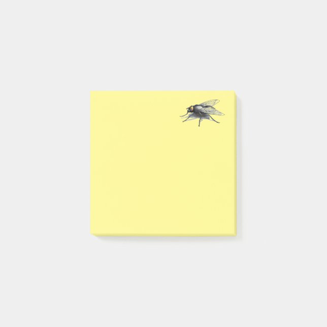 Bloco De Notas Folhas amarelas de anotação Fly Buddy (Frente)