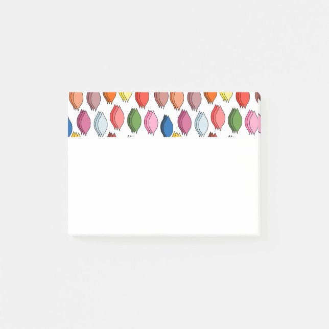 Bloco De Notas Folhas Coloridas (Frente)