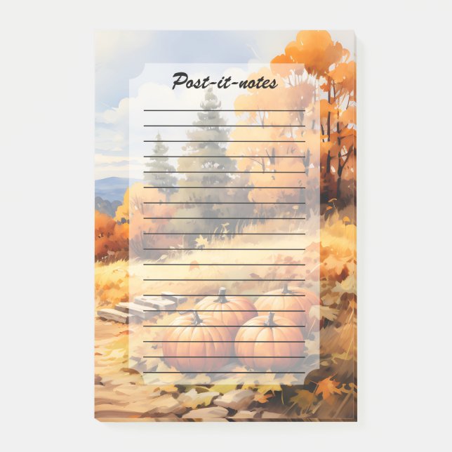 Bloco De Notas Folhas de Bombeiros Rodoviários de Aquarela (Frente)