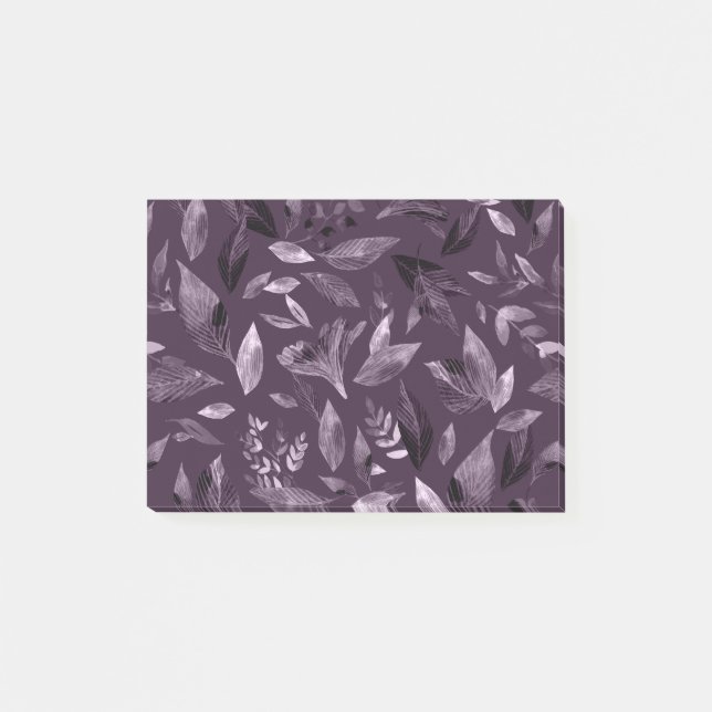 Bloco De Notas Folhas de cor aquosa 7 (Frente)