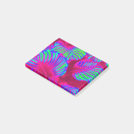 Bloco De Notas Folhas de Magenta Tropicais