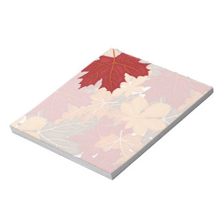 Bloco De Notas Folhas de outono do outono