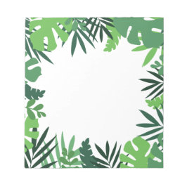 Bloco De Notas Folhas de palma ecológicas, folhagem tropical da s