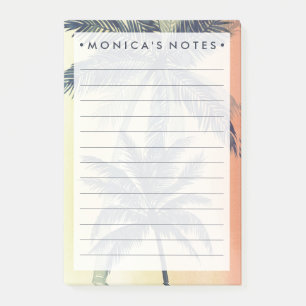 Bloco De Notas Folhas de Palma Tropicais