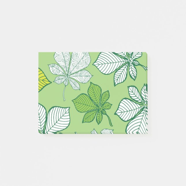 Bloco De Notas Folhas estilizadas 6 (Frente)